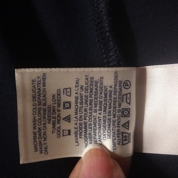 Land’ End Ponte Sheath Dress, Navy, 6P - Picture 10 of 10